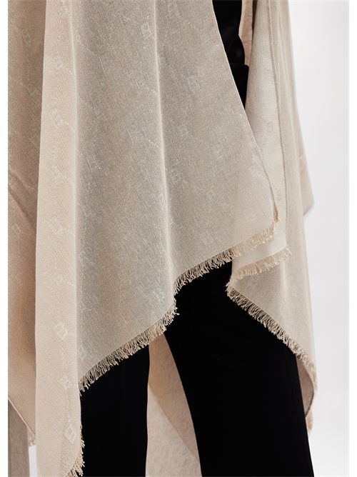 poncho donna beige BLUGIRL BLUMARINE | PA5029T0300/30907